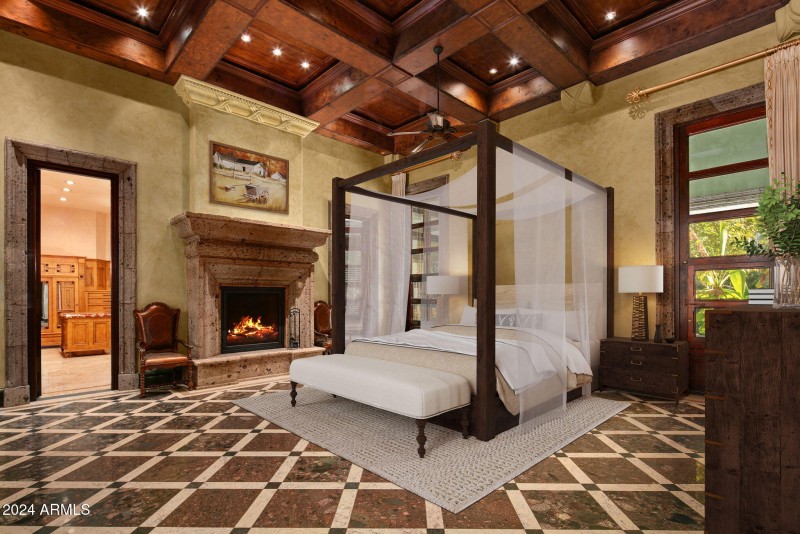 Primary Suite Virtually Staged