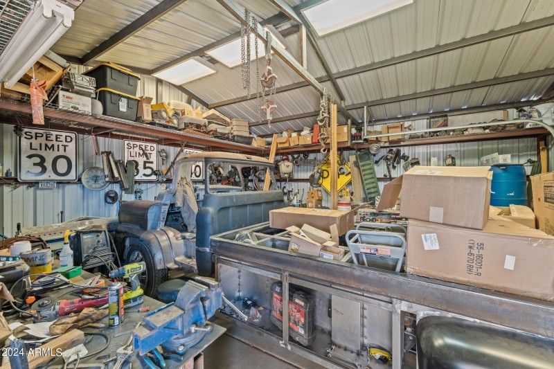 Inside shop