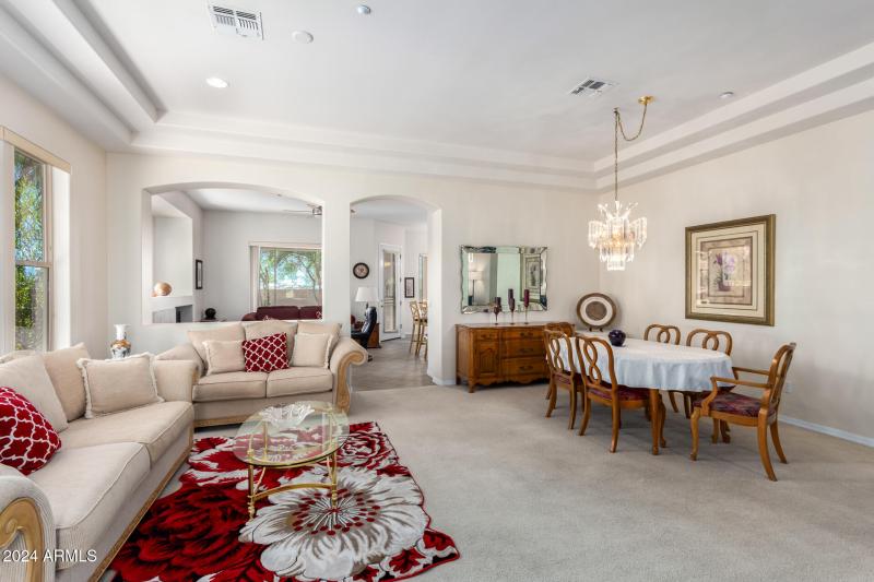 Formal Living and Dining Area