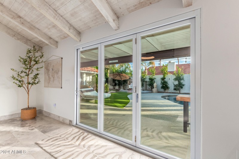 Family Room Exit to Pool Area