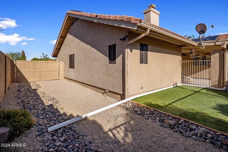 Backyard with RV Gate