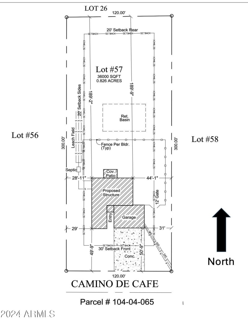Plot Plan Lot 57