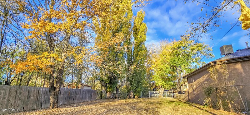 Back of Lot Facing Front