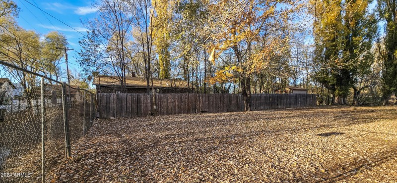 from back corner of lot 1