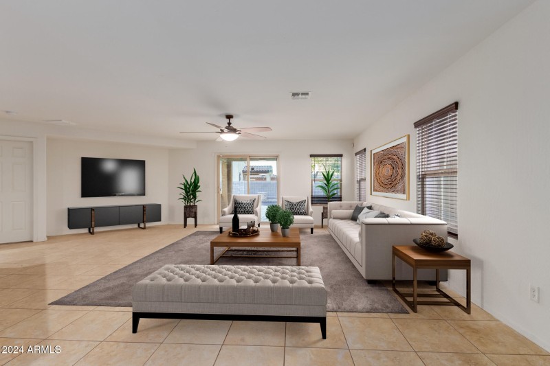 Great Room Staged