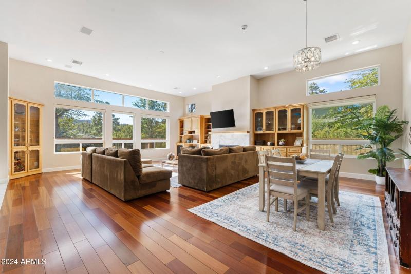 Dining to Living Area