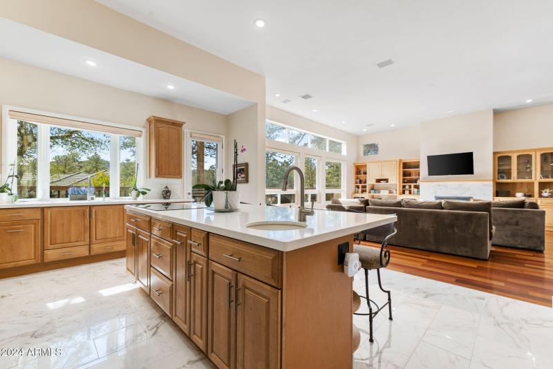 Beautiful Cabinets & New Granite