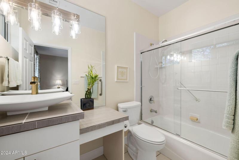 Updated Bathroom in Bedroom 2