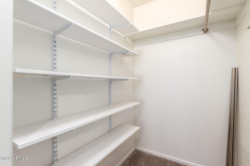 Walk-in Closet in fourth Bedroom