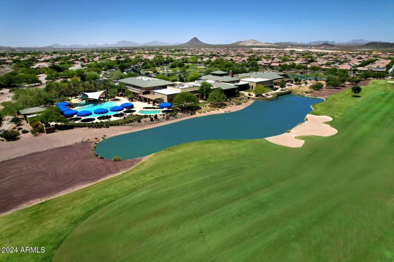 Sun City 13 Union Center drone shot