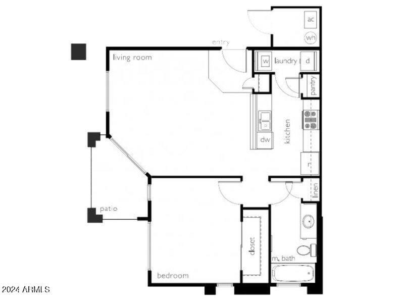 1 Bed Floorplan
