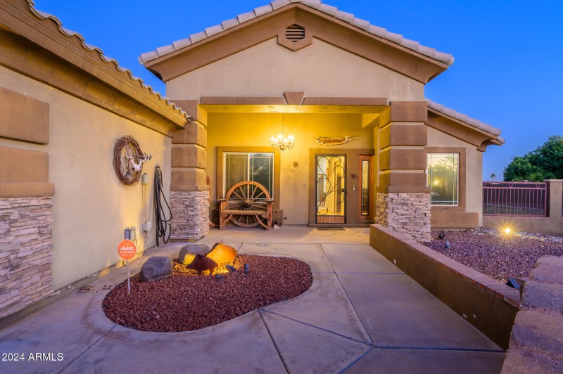 Front Entry Twilight