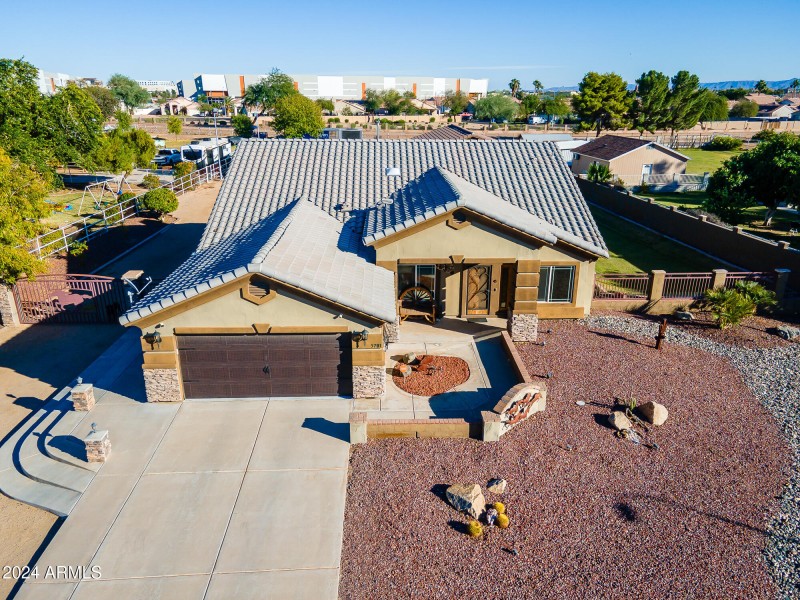Drone Front of Home