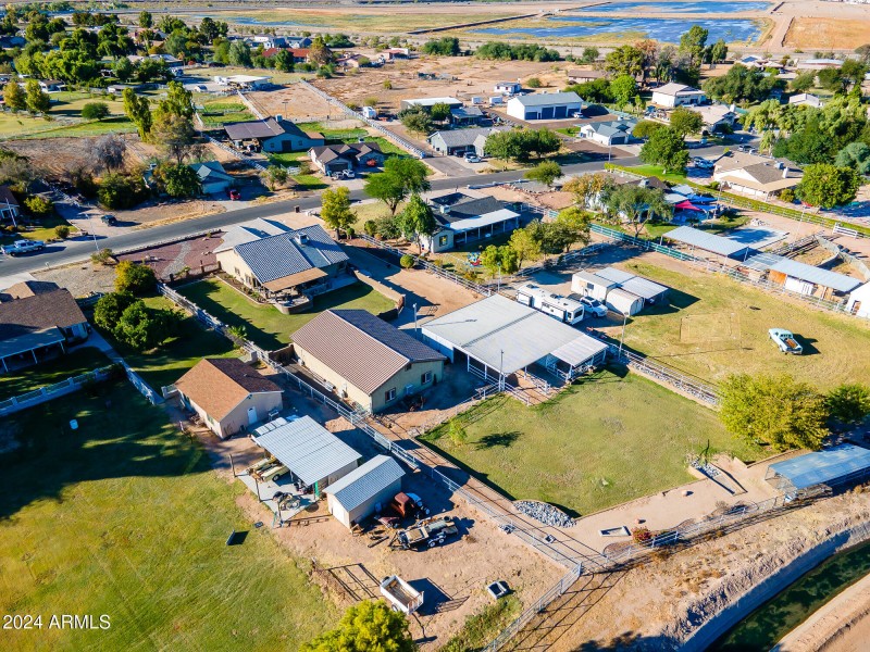 Drone Back of Home