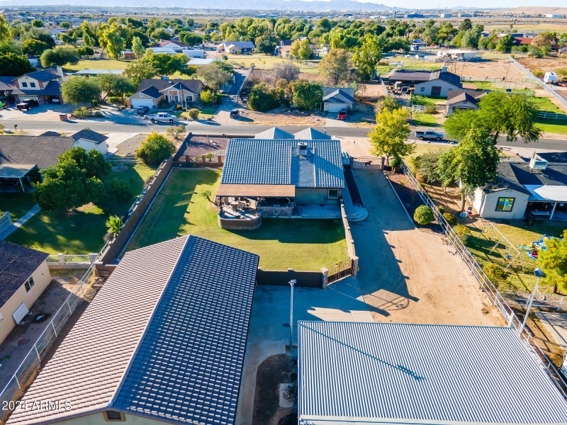 Drone shows Back Yard and RV Drive