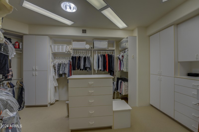 Spacious closet