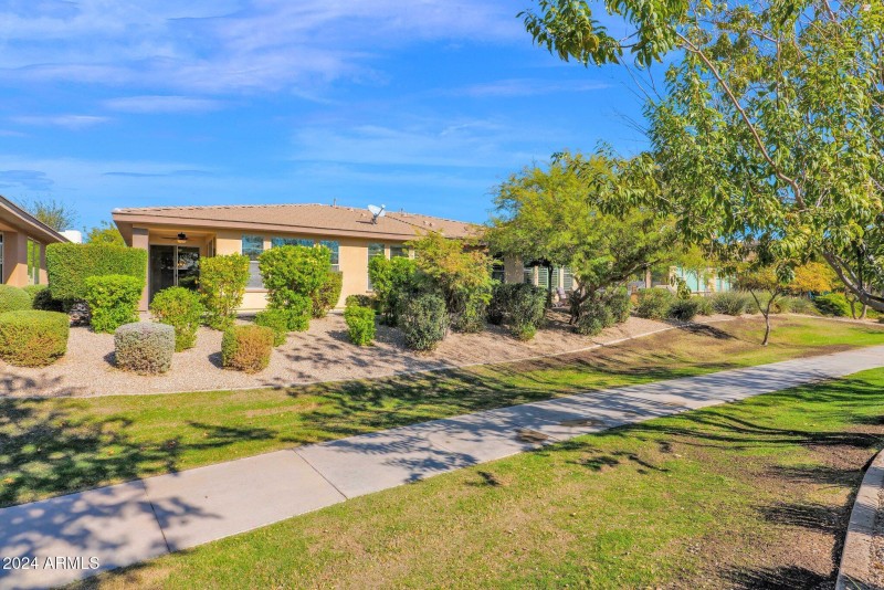 Back of Property from Green Space