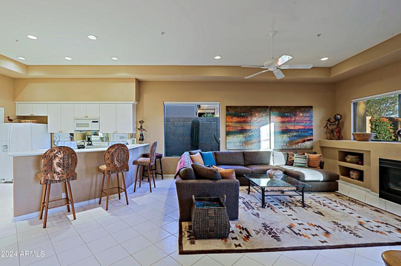 Kitchen and Family Room 1