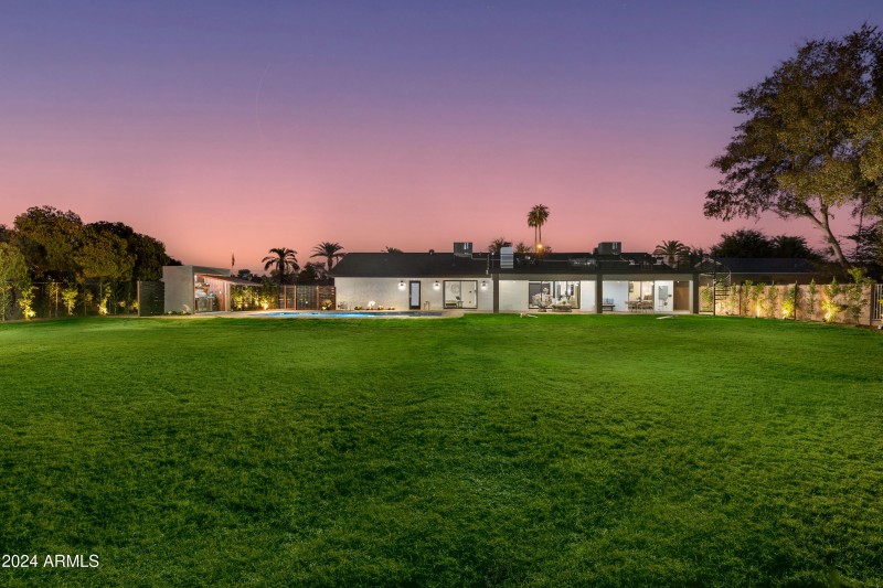 LARGE GRASS YARD