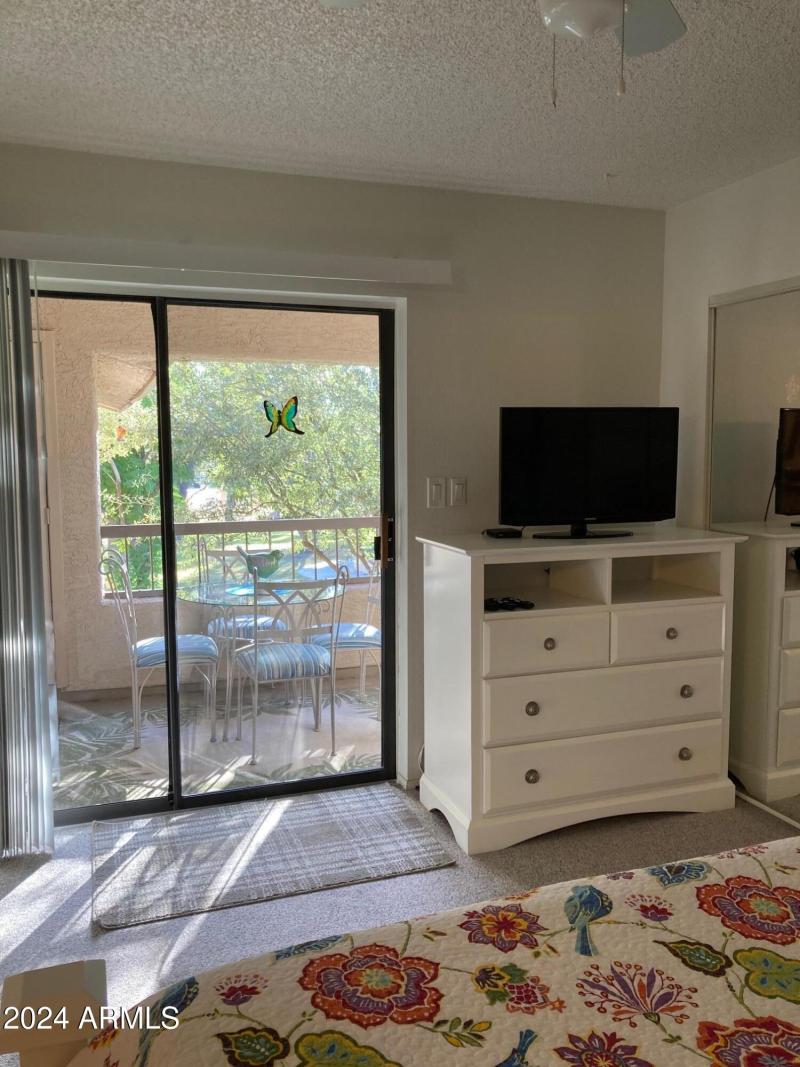 Bedroom with Patio Access