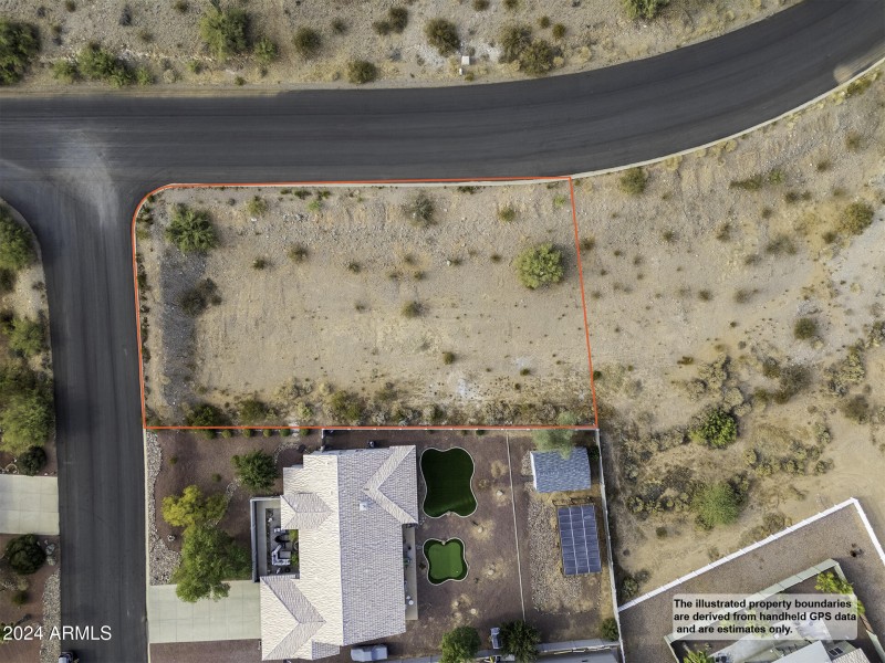 UAS View to Top Down East-West