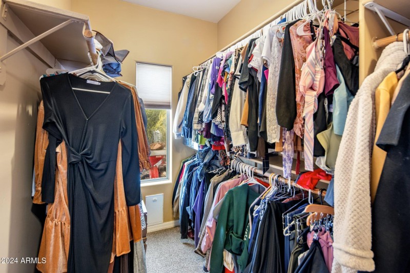 Spacious Walk-In Closet