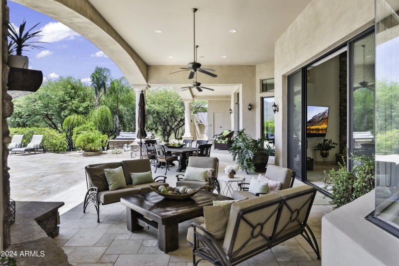 Many Outdoor Seating Areas