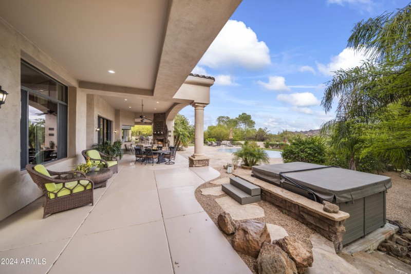 Several Outdoor Patio Settings