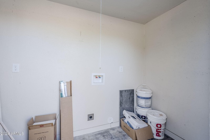 Laundry Room Located at back of house