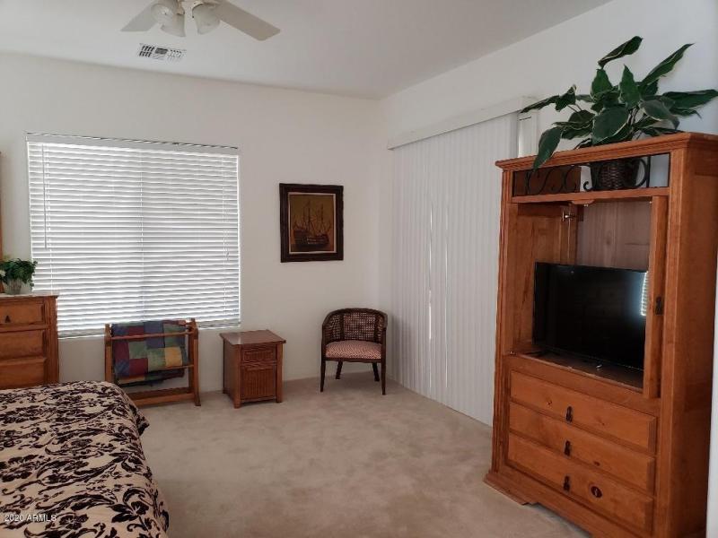 Master Bedroom with Entrance to Patio