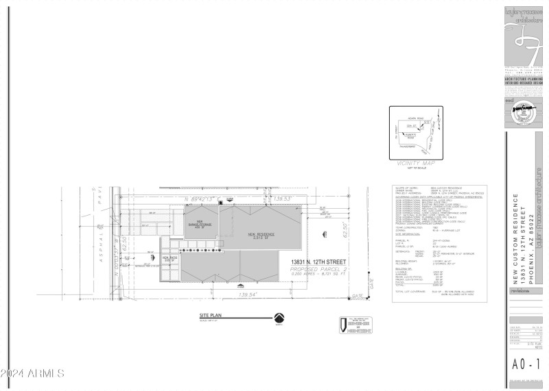 13831 N 12th St_Plans-Site Plan_Lot-1