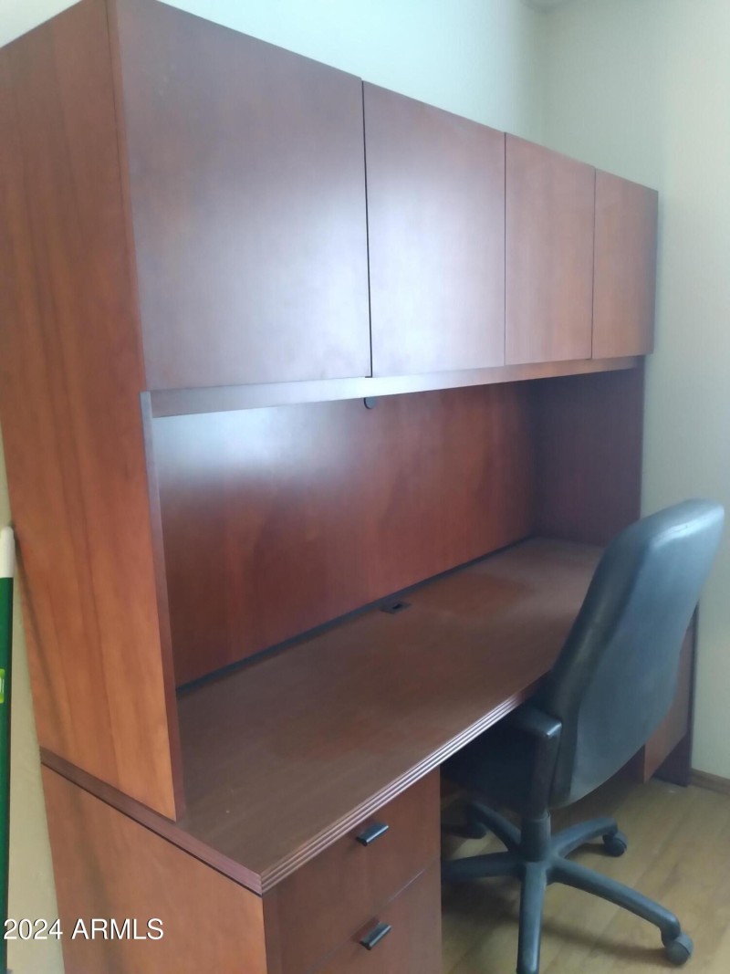 Desks included
