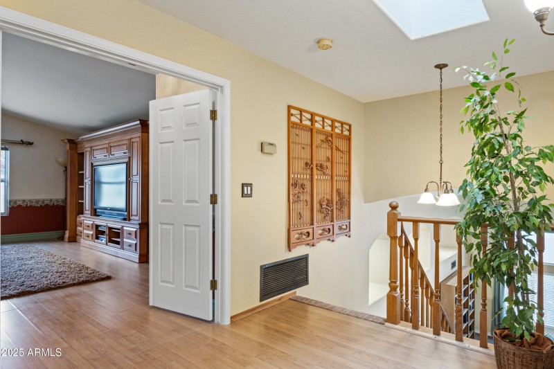 Upstairs landing