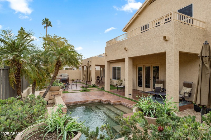Pool and primary patio