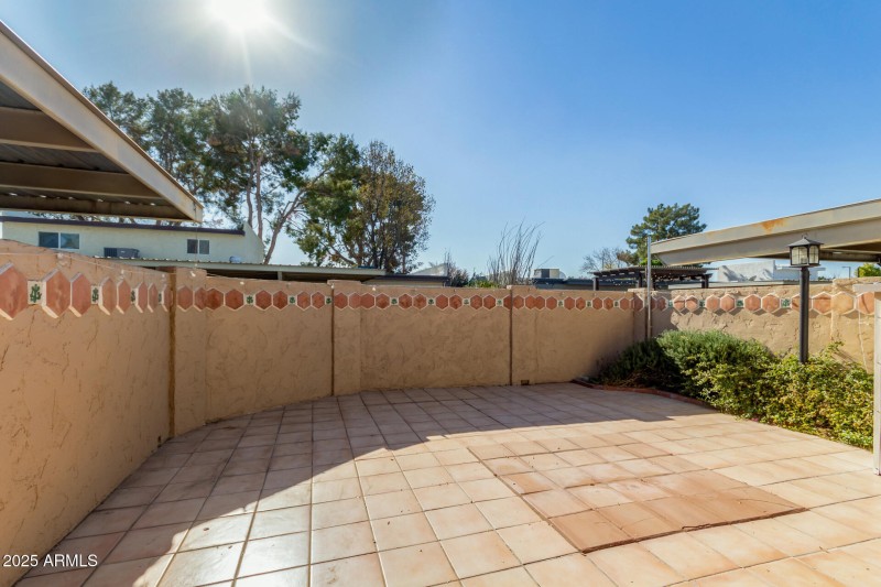 Rear Patio