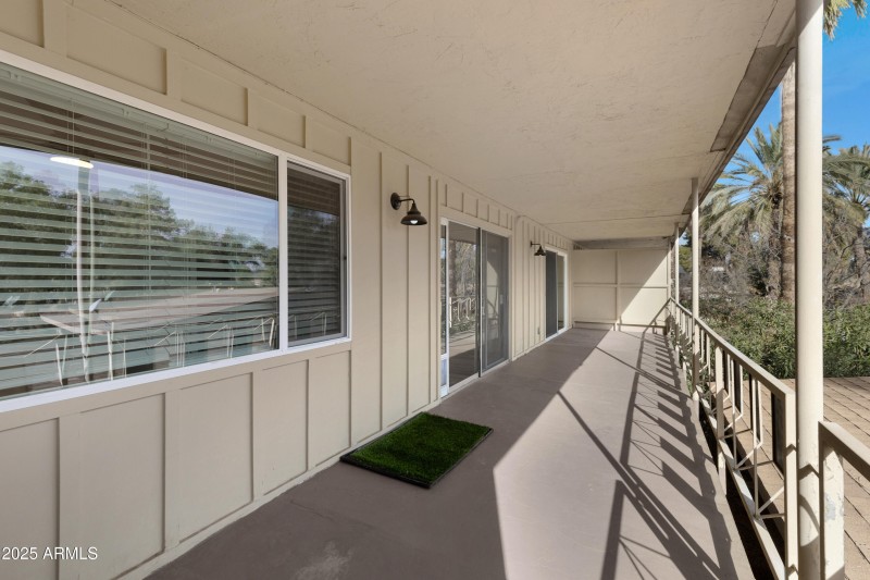Rear Patio