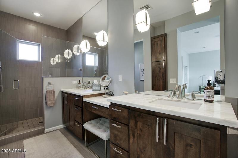 Spa like Primary bathroom.