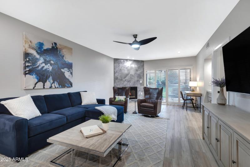 Family Room with Fireplace