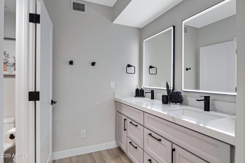 Primary Bathroom w/ Double Sinks