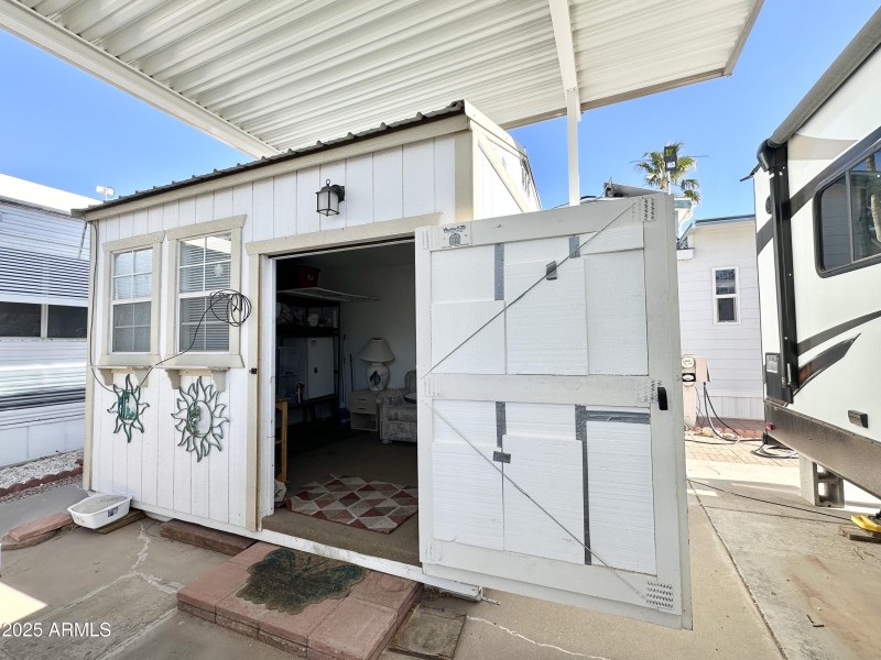 SHED ENTRY
