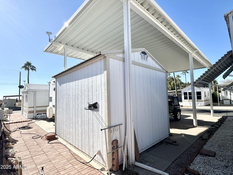 SIDE VIEW OF LOT