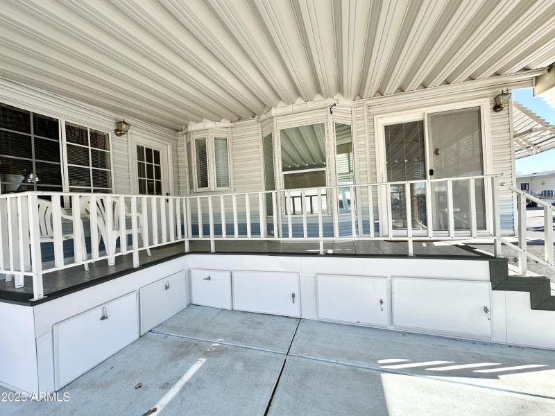 UNDER DECK STORAGE