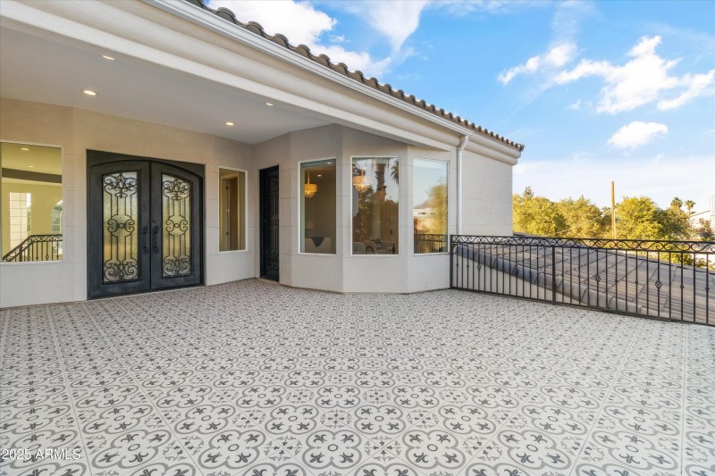 Private Upstairs Patio off Master