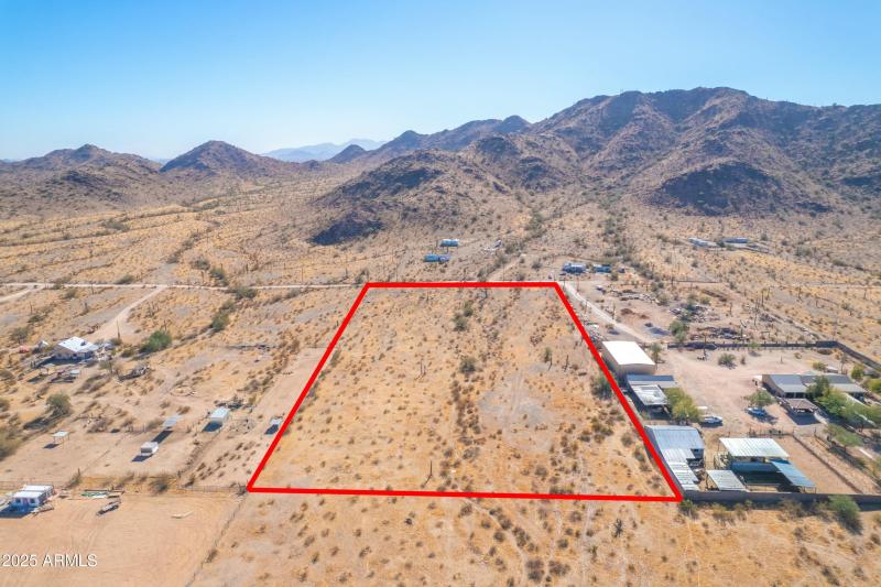 4.99 Acres Total Facing South