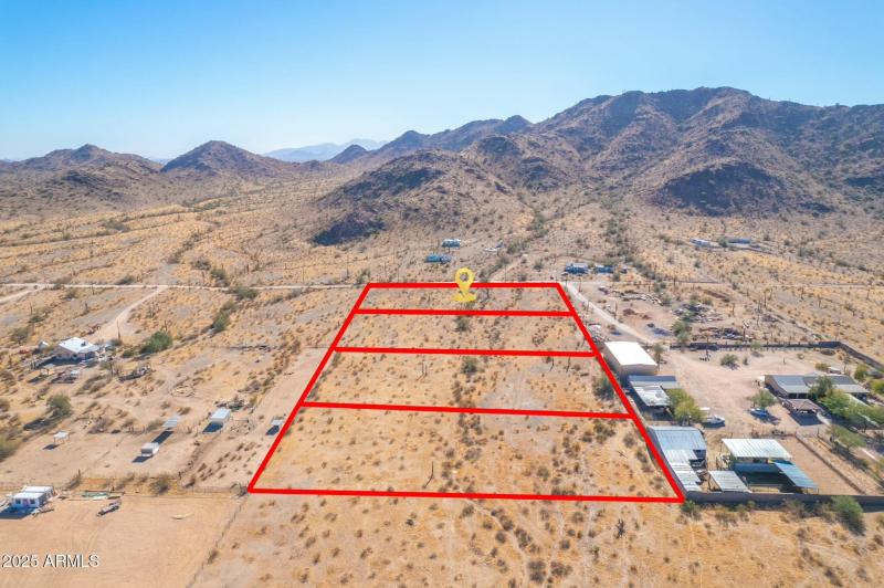 4.99 Acres Total Facing South