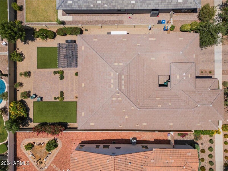 46 Aerial view of home