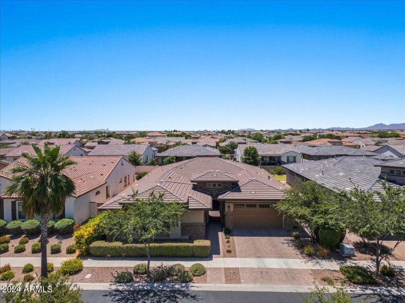 48 Aerial front of home