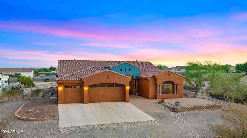 Front of Home at Twilight