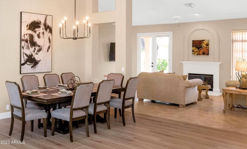 Dining towards family room
