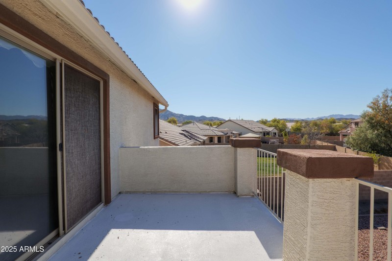 Backyard Balcony South Views